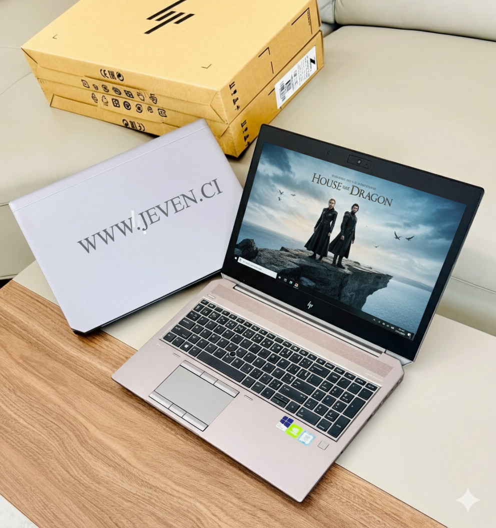 HP ZBook 15 G5 – Core i7-8850H, 32 Go RAM, 1 To SSD, NVIDIA Quadro P1000 (4 Go dédié) – Le PC Portable Pro taillé pour la performance, la création et le gaming exigeant