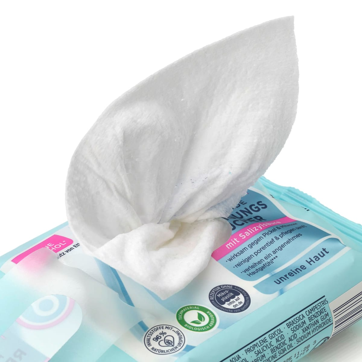 Balea Lingettes démaquillantes Skin Clean, 25 pièces