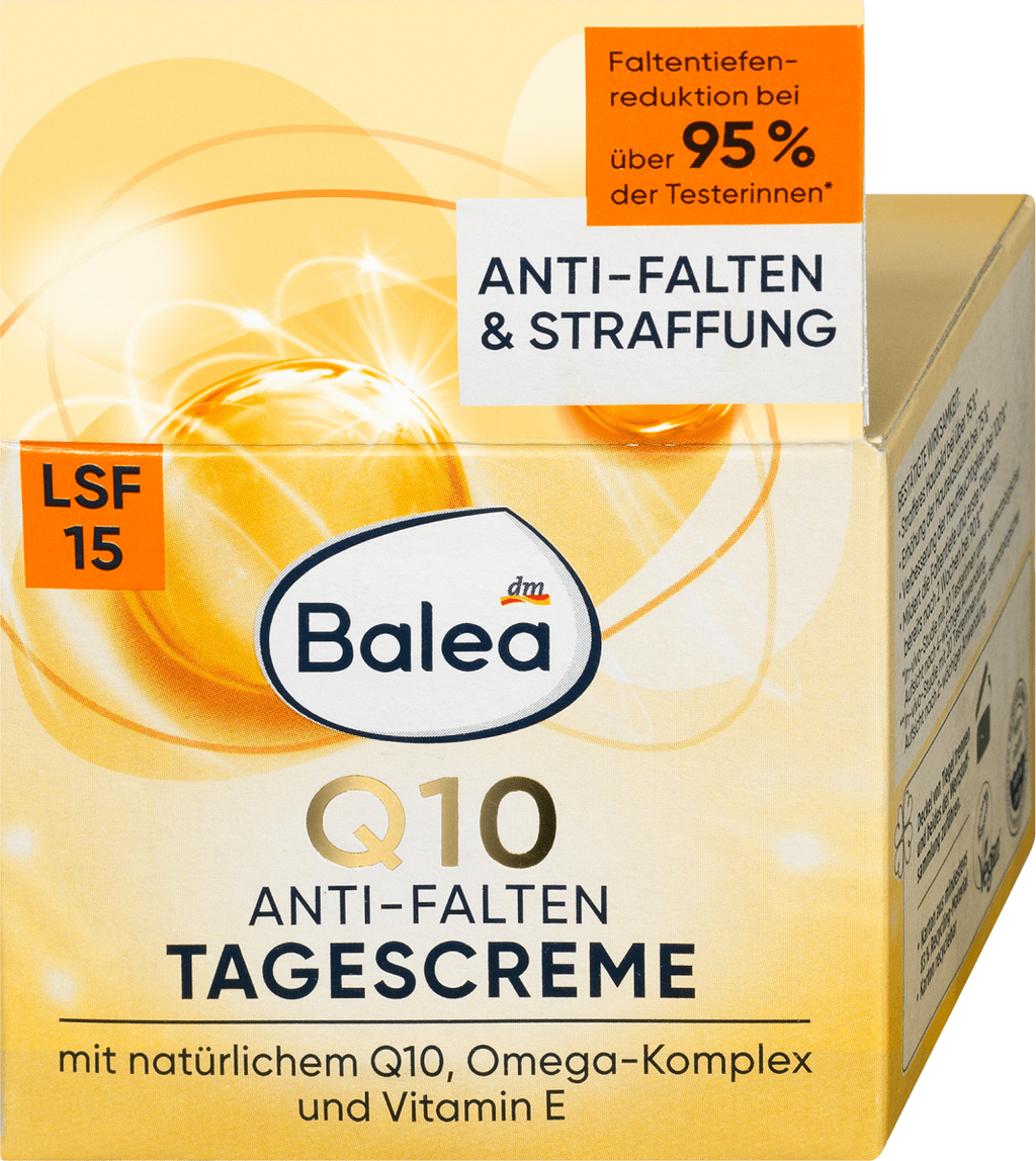 Crème visage anti-rides Q10 SPF 15, 50 ml- pour le visage