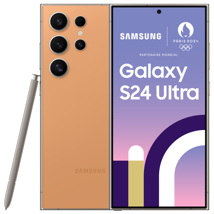 SAMSUNG Galaxy S24 Ultra - 12Go 512Go - 256Go - 12MP/200+50+10MP- Dual Sim 5G- 6,8" - Snapdragon 8 Gen 3 - Titanium Édition