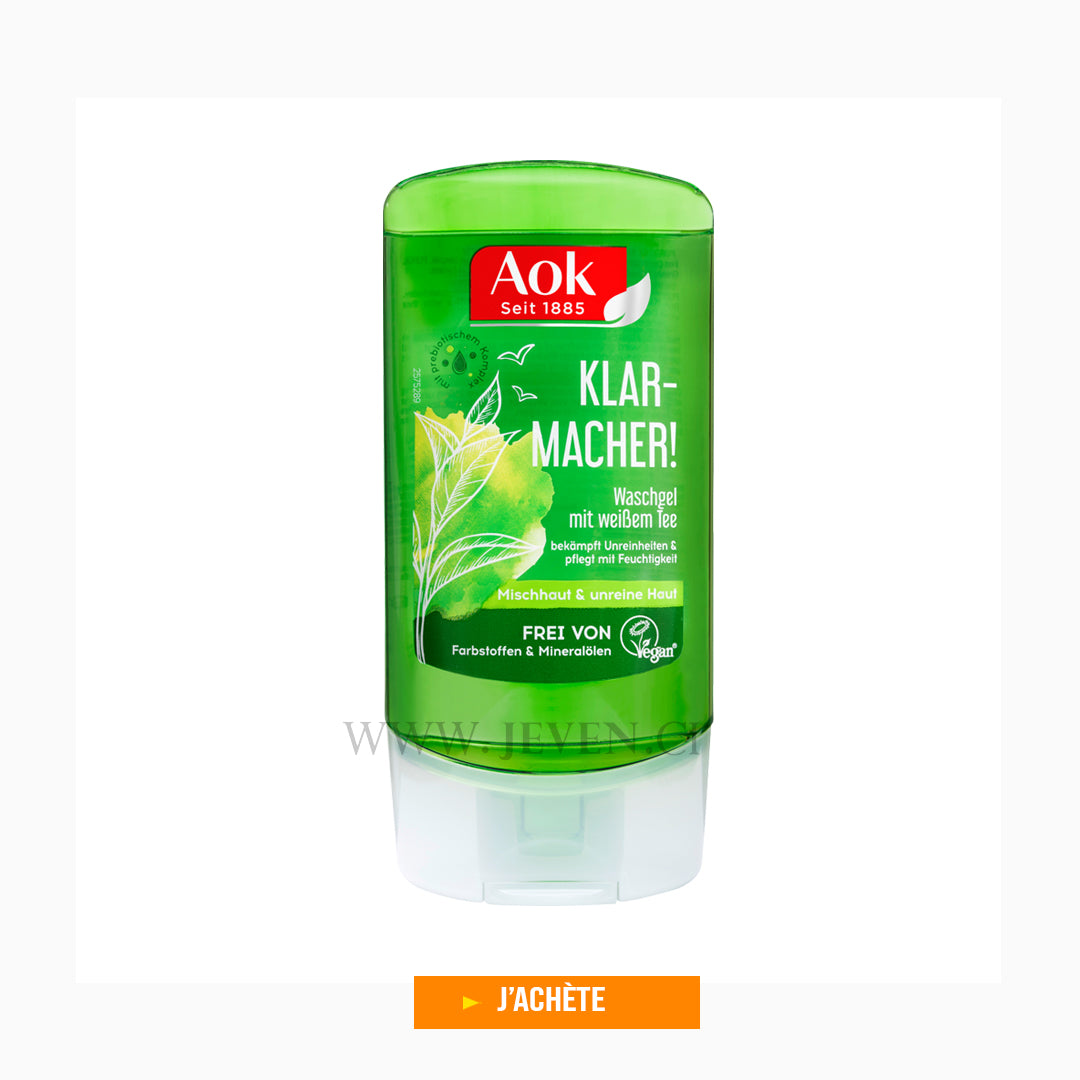 Gel Nettoyant du visage - au thé blanc, 150 ml