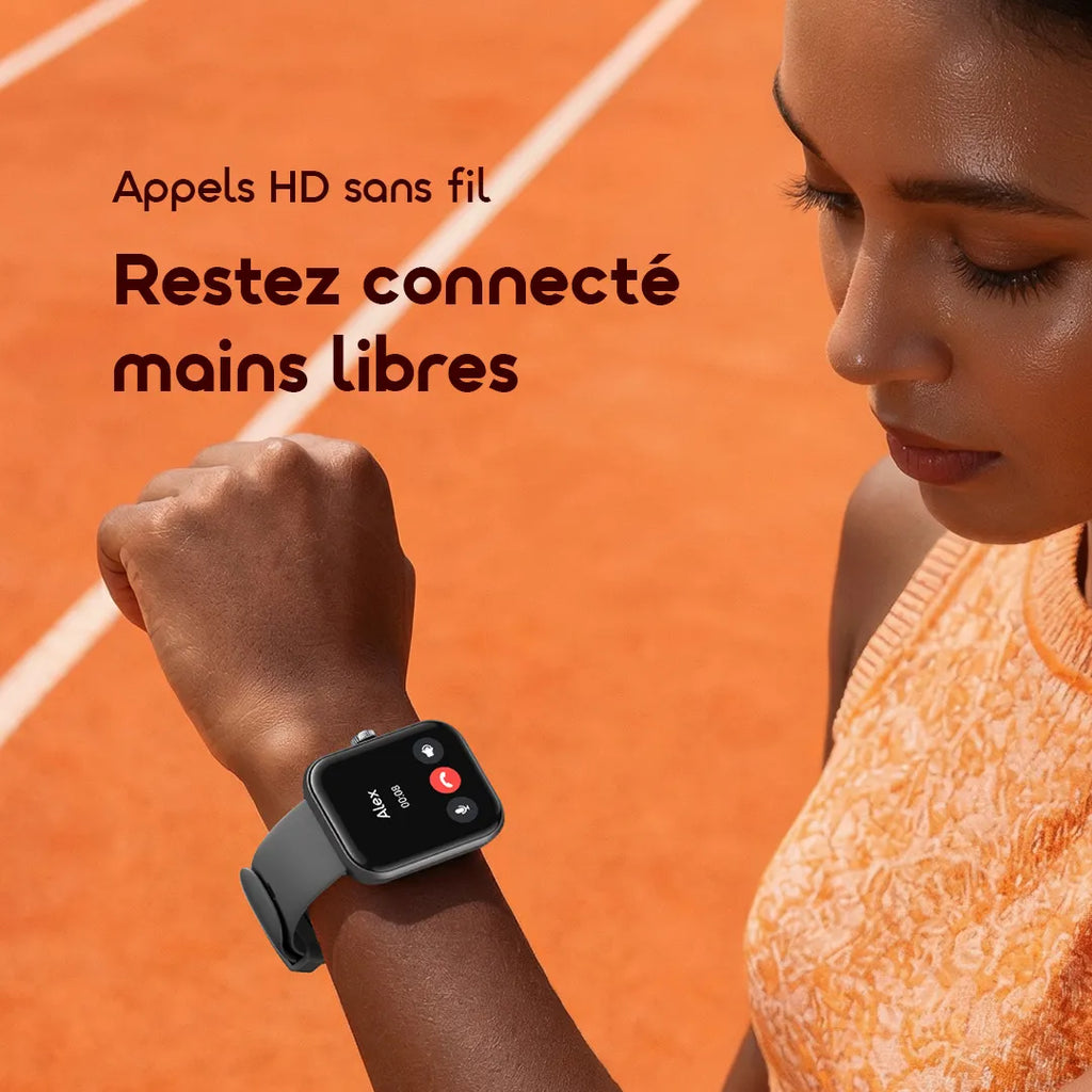 Oraimo Watch Nova 2N – Montre Connectée HD, Appels Bluetooth, Suivi Santé & Sport complet, L'Alliance Parfaite du Style et de la Praticité au Quotidien