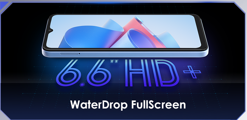 iTel P40 - 4+3Go 64Go- 5MP/13MP- 4G- 6.6" Pouces- 6000Mah- Empreinte digitale