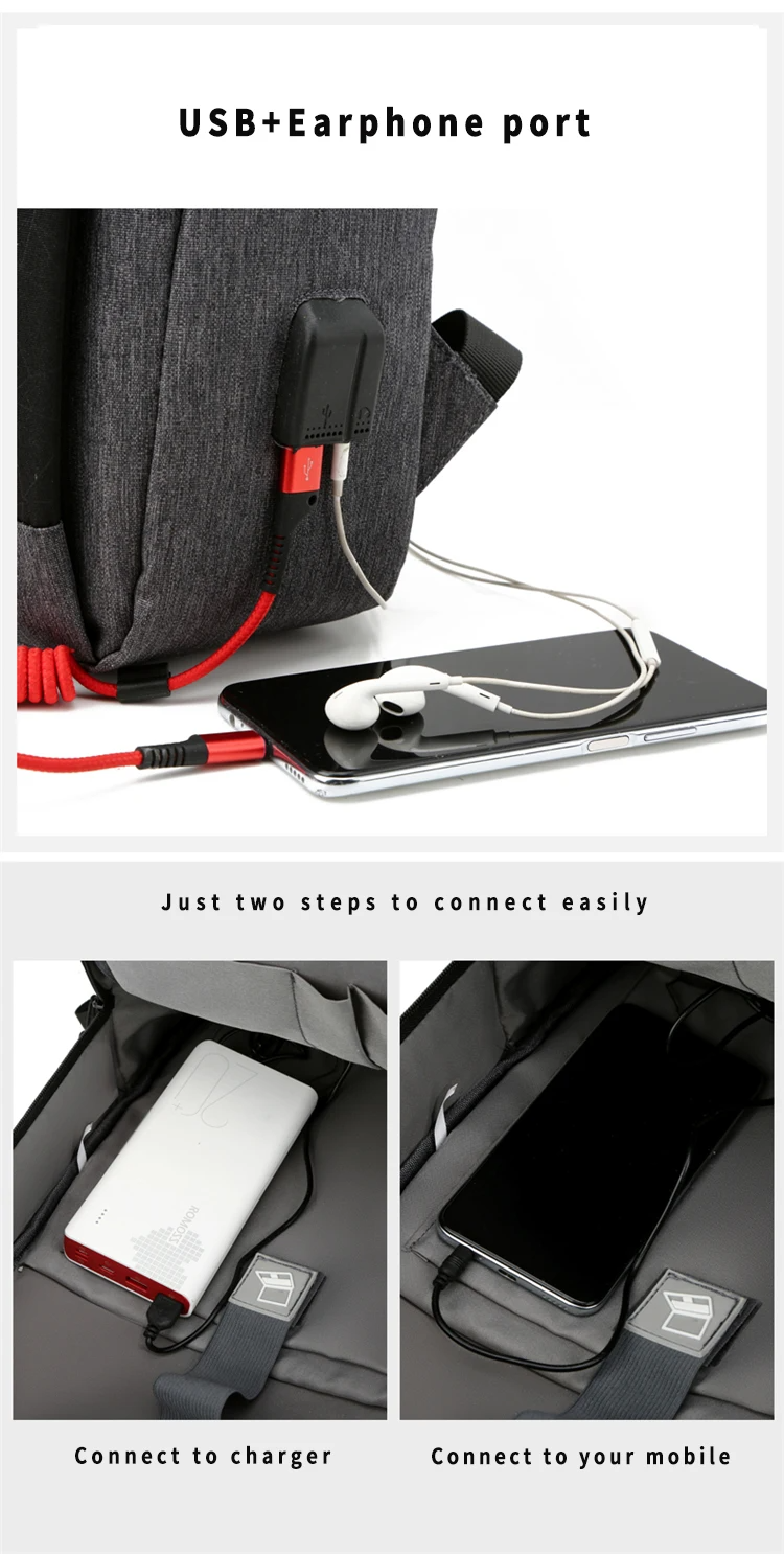 Nouveau sac à dos pour ordinateur portable de haute qualité, grande capacité, étanche et durable