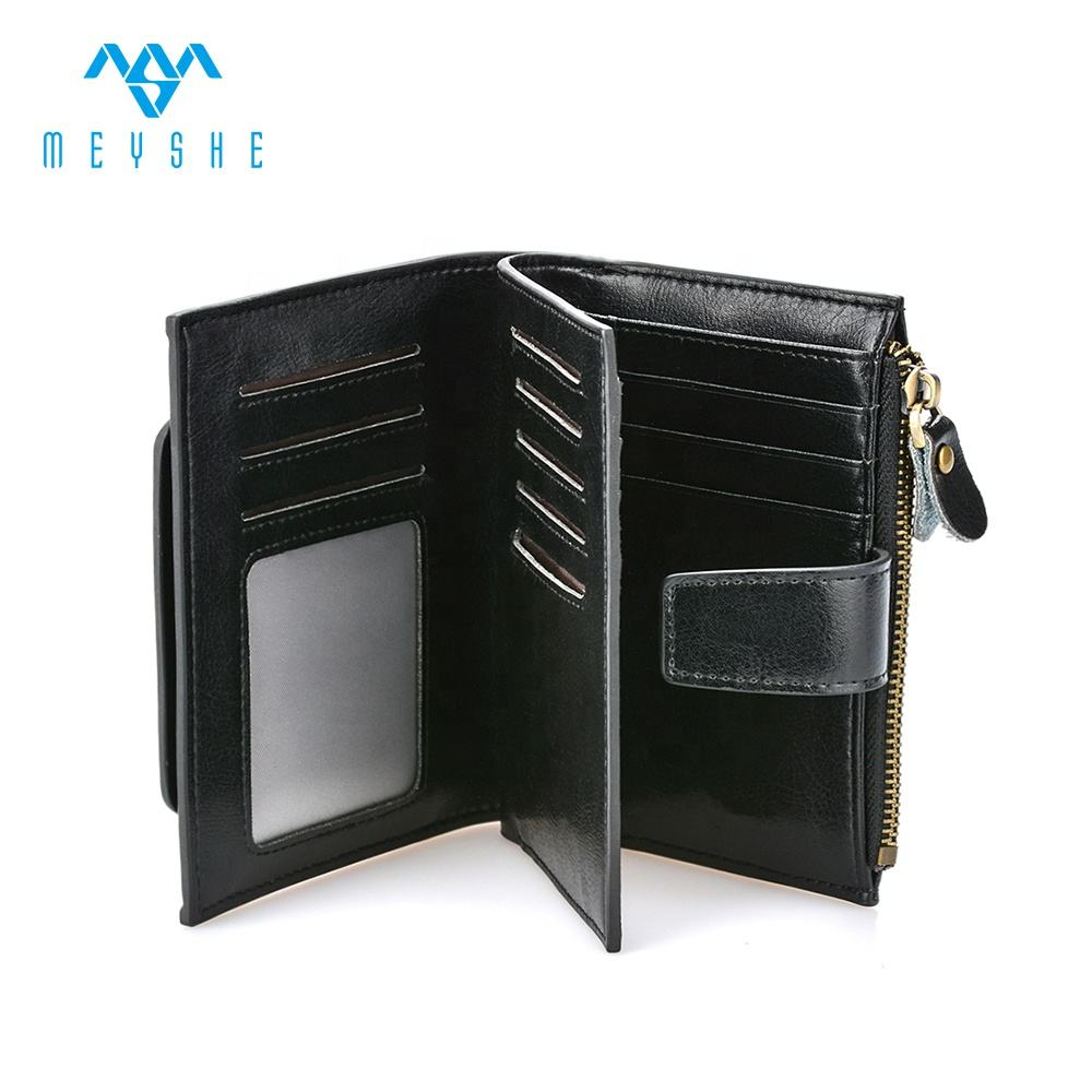 Portefeuille multifonctionnel, RFID avec de nombreux emplacements pour cartes - nouveau design à la mode