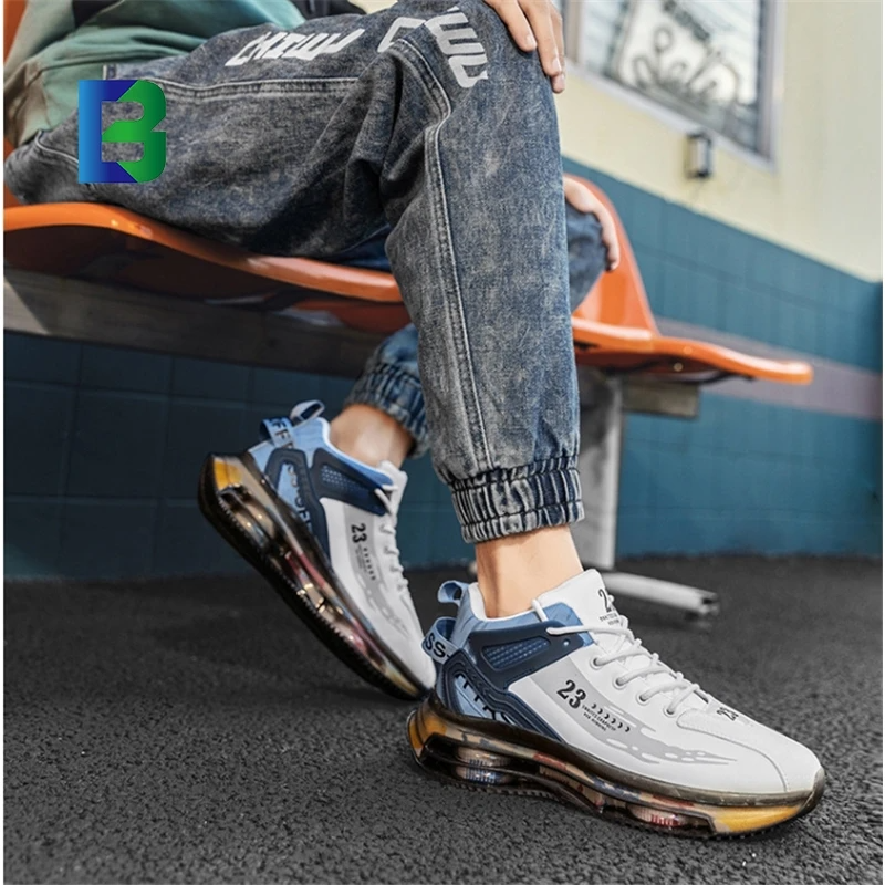 Nouvelles chaussures de sport, coussinées, semelles épaisses, douces et confortables