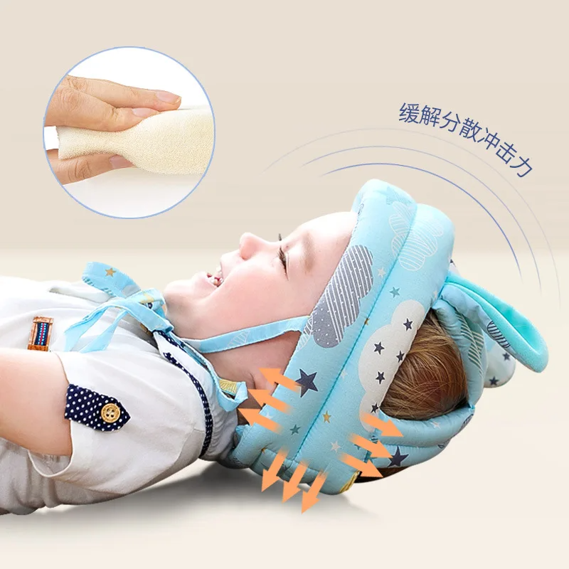 Casque de protection pour bébé - casque de sécurité réglable