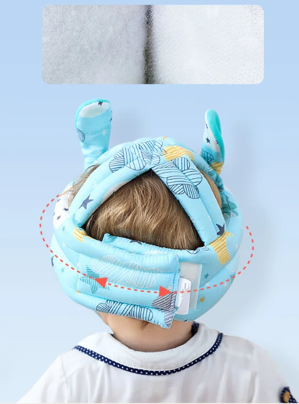 Casque de protection pour bébé - casque de sécurité réglable