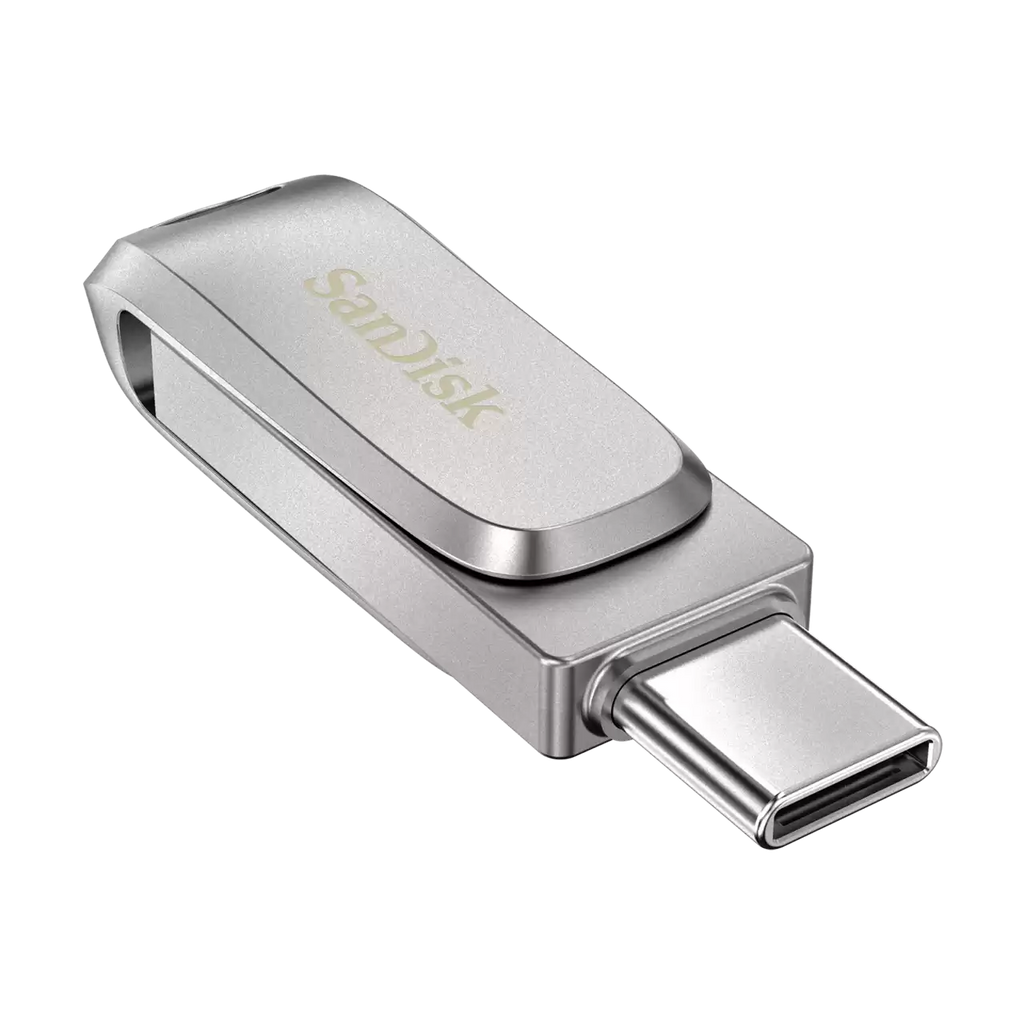 Clé USB Sandisk Ultra Luxe 128Go- Double Connectique Type-C & Type-A