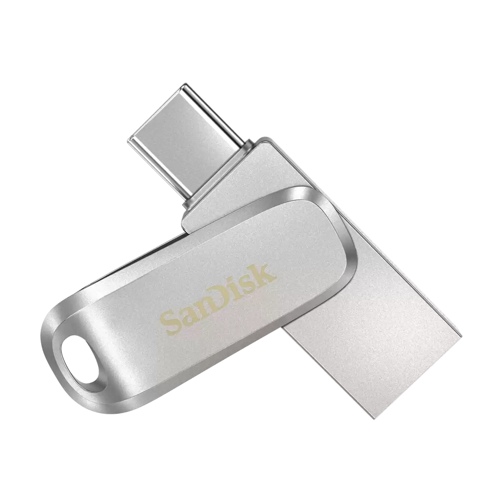 Clé USB Sandisk Ultra Luxe 128Go- Double Connectique Type-C & Type-A