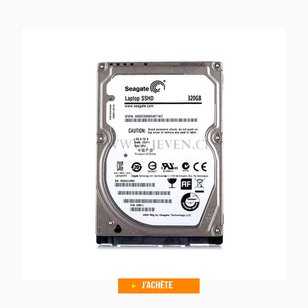 Disque dur interne HDD- 320Go- Seagate-  Western Digital- Toshiba- Et d'autres Marques
