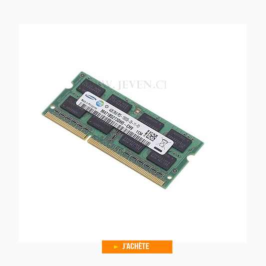 Mémoire Ram Additionnel- 4Go DDR3 PC3L- Pour Ordinateur Portable