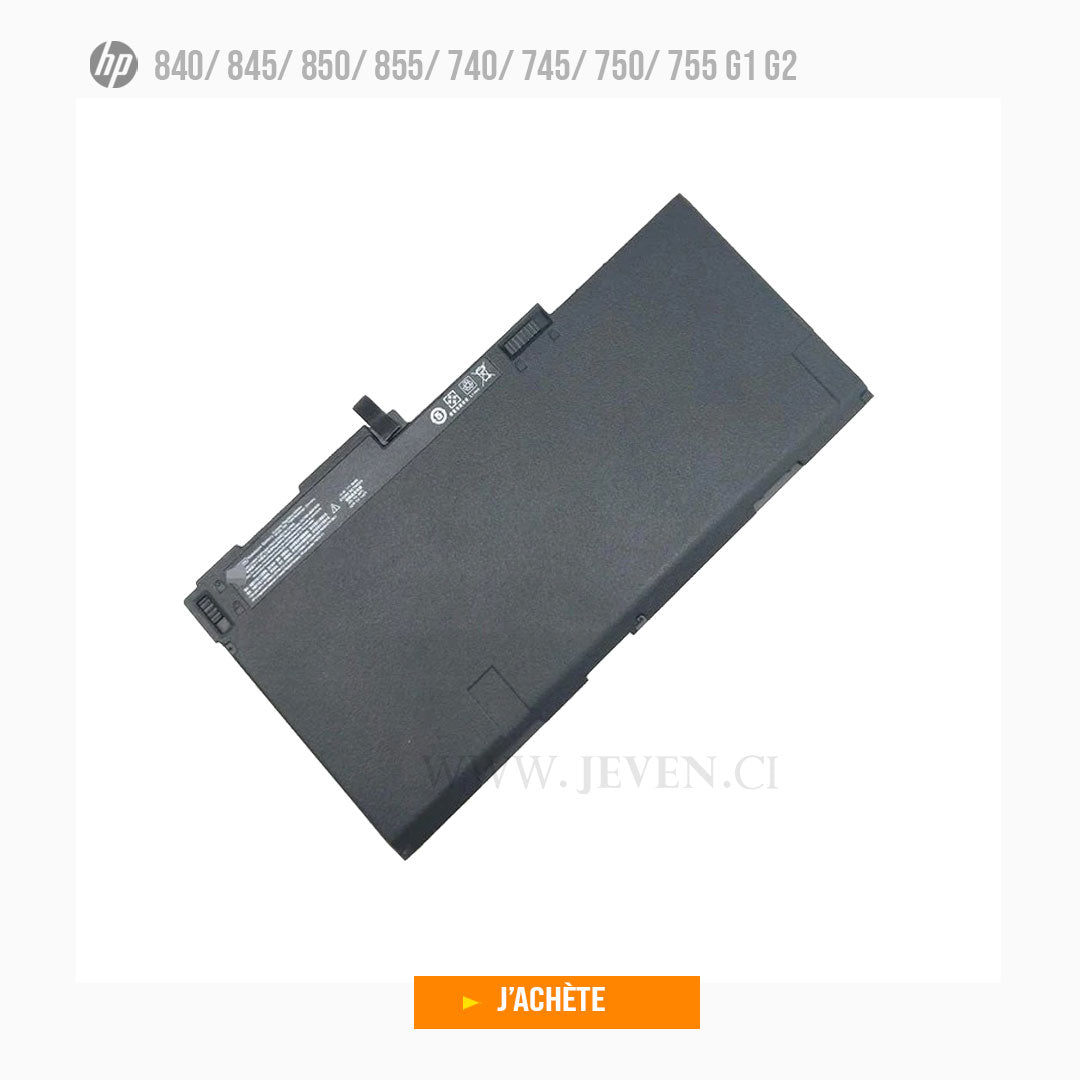 Batterie neuve de remplacement pour votre appareil HP Elitebook 840/ 845/ 850/ 855/ 740/ 745/ 750/ 755 G1 G2 HP ZBook 14 G2/ 15u G2 Mobile Workstation