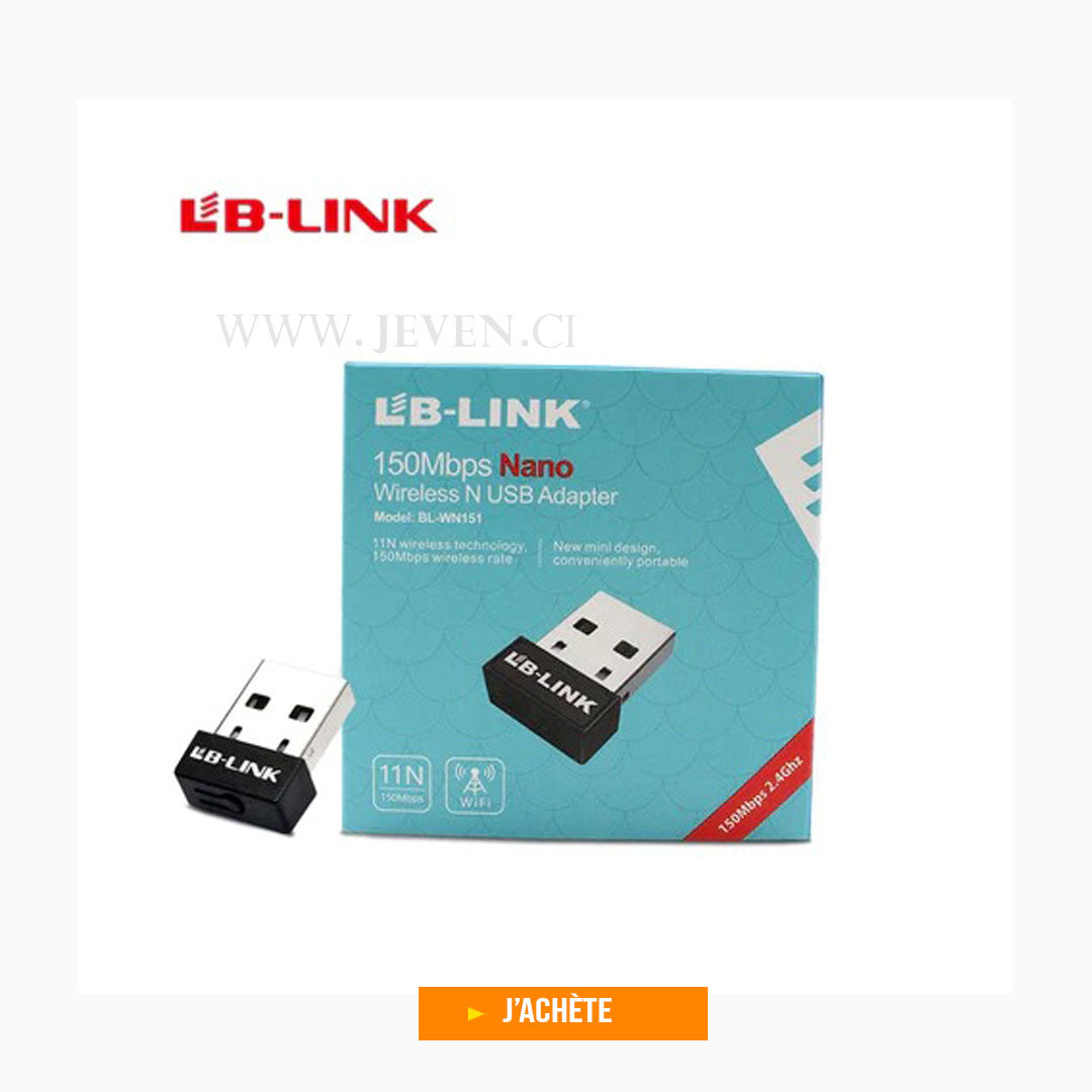 Clé Wifi-  BL-WN151 150Mbps- Adaptateur Wifi USB Mini