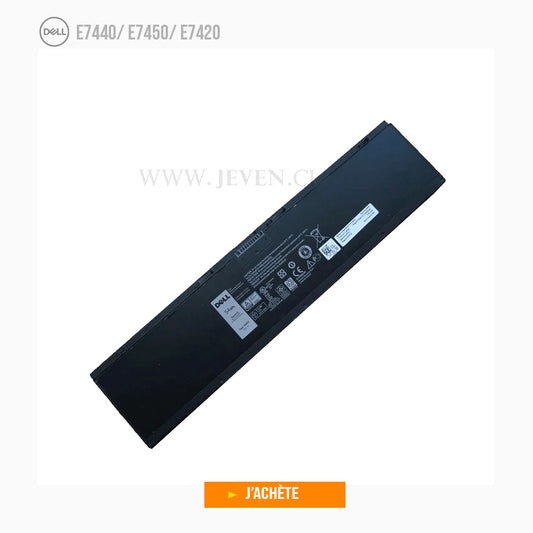 Batterie pour Ordinateur Portable Dell Latitude E7440/ E7450/ E7420