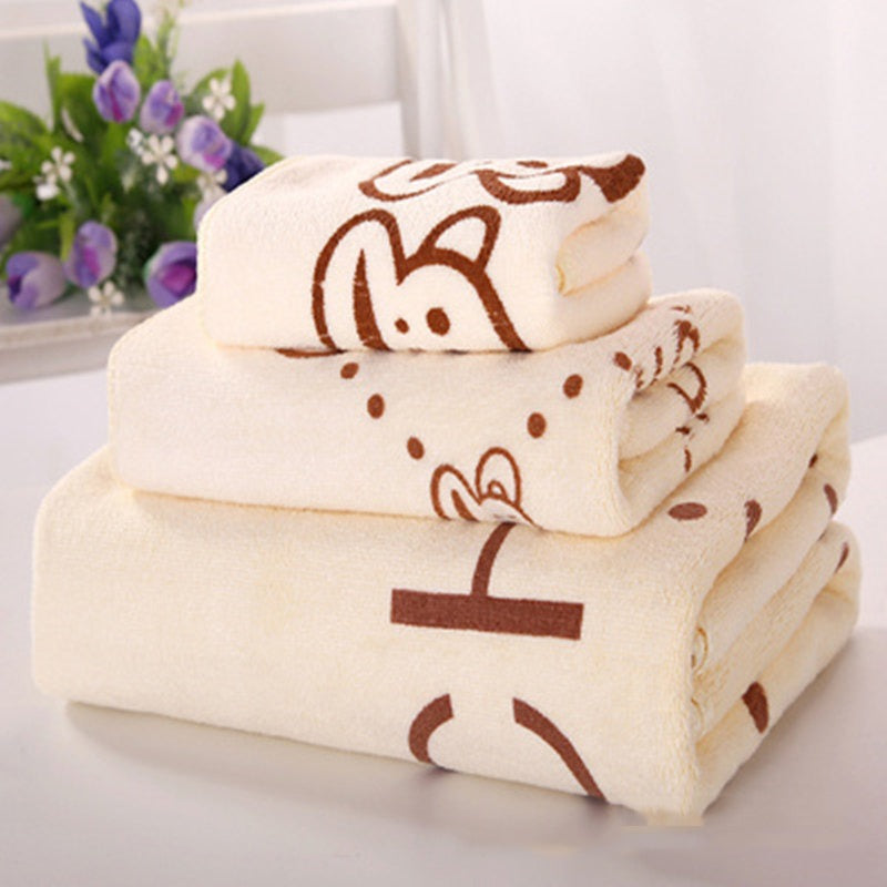 Ensemble de serviettes de bain- 3 pièces microfibre