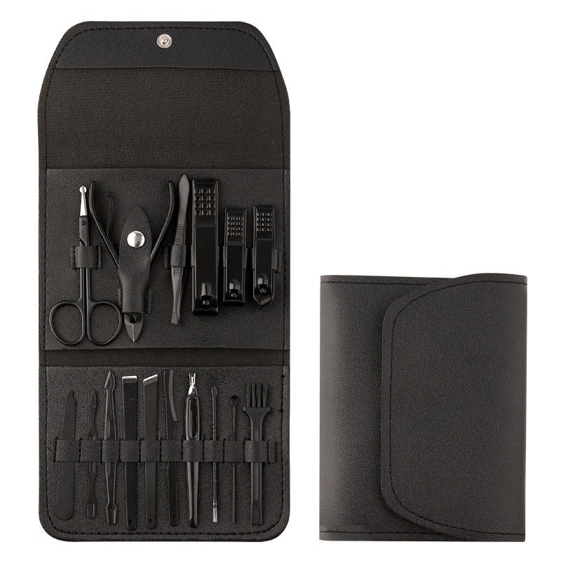 Kit de pédicure professionnel- outils de soins des ongles-16 en 1- en acier inoxydable- offre spéciale