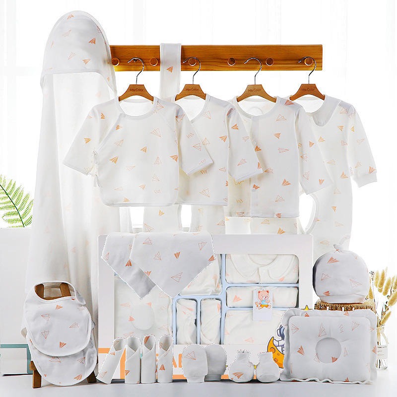 Ensemble de vêtements pour nouveau-né- Kit de 18 pièces- unisexe- 100% coton