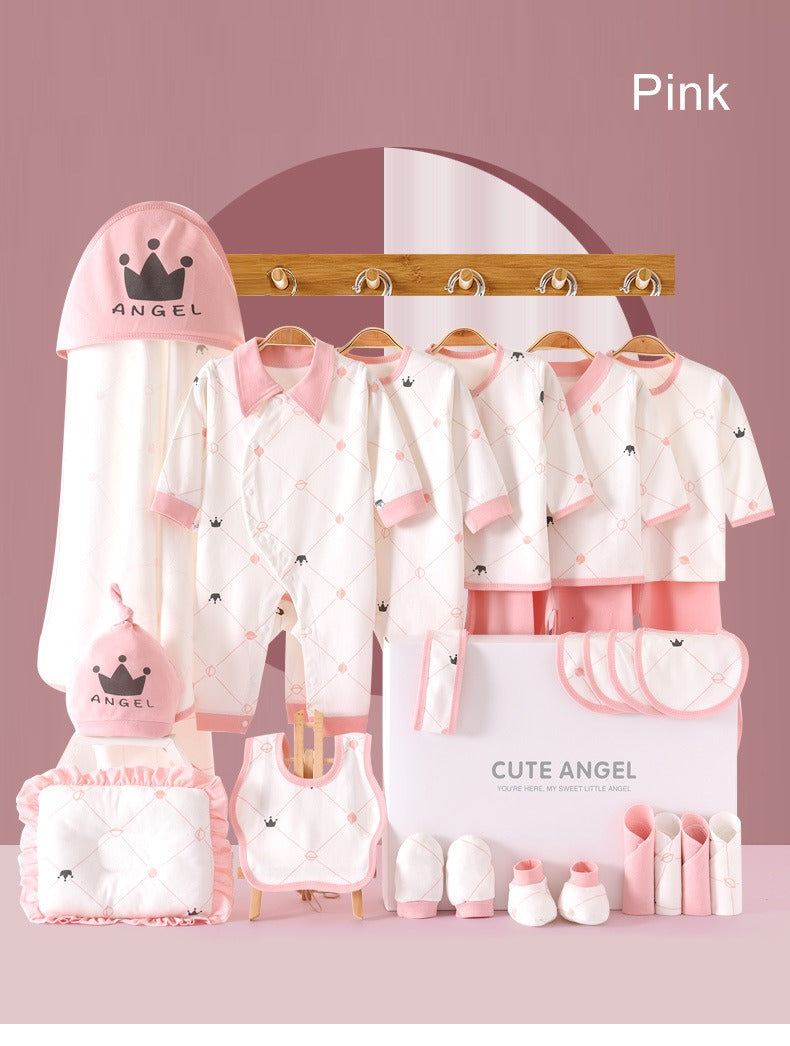 Ensembles de vêtements en pur coton pour bébé- décontracté 25 pièces