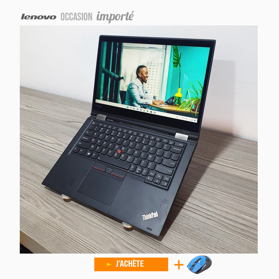 Lenovo Yoga 370 i5 7e- Occasion-Tactile et Pliable 13.3"- 16Go 512Go SSD