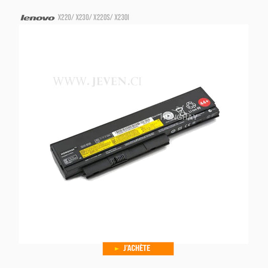 Batterie pour Ordinateur Portable Lenovo ThinkPad X220/ X230/ X220s/ X230i