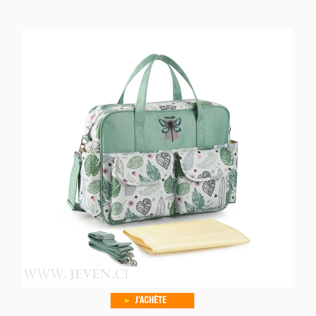 Sac à couches à bandoulière, fourre-tout imperméable de grande capacité pour dames, sacoche pour maternité