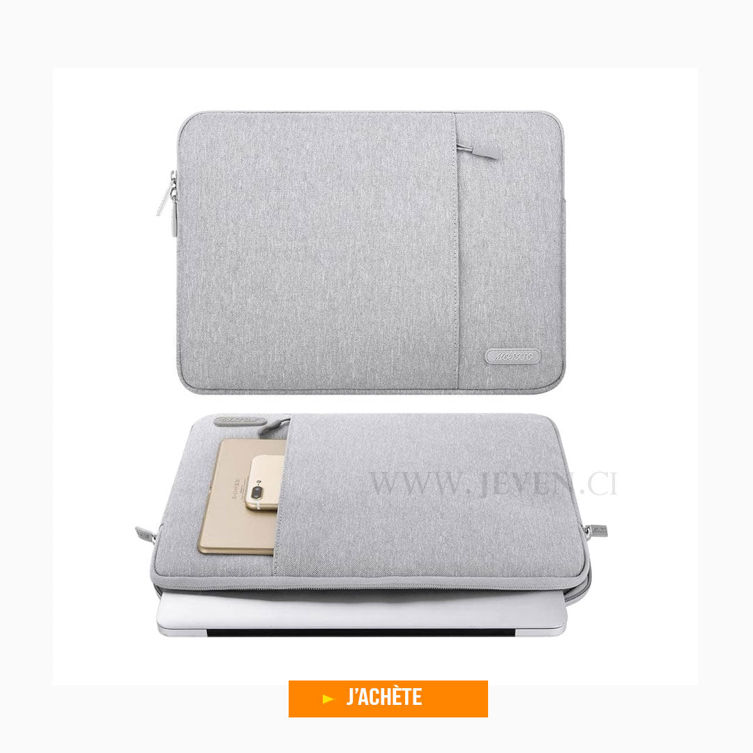 Housse de Protection Polyester Multifonctionnel MOSISO pour Ordinateur 13-13,3 Pouces