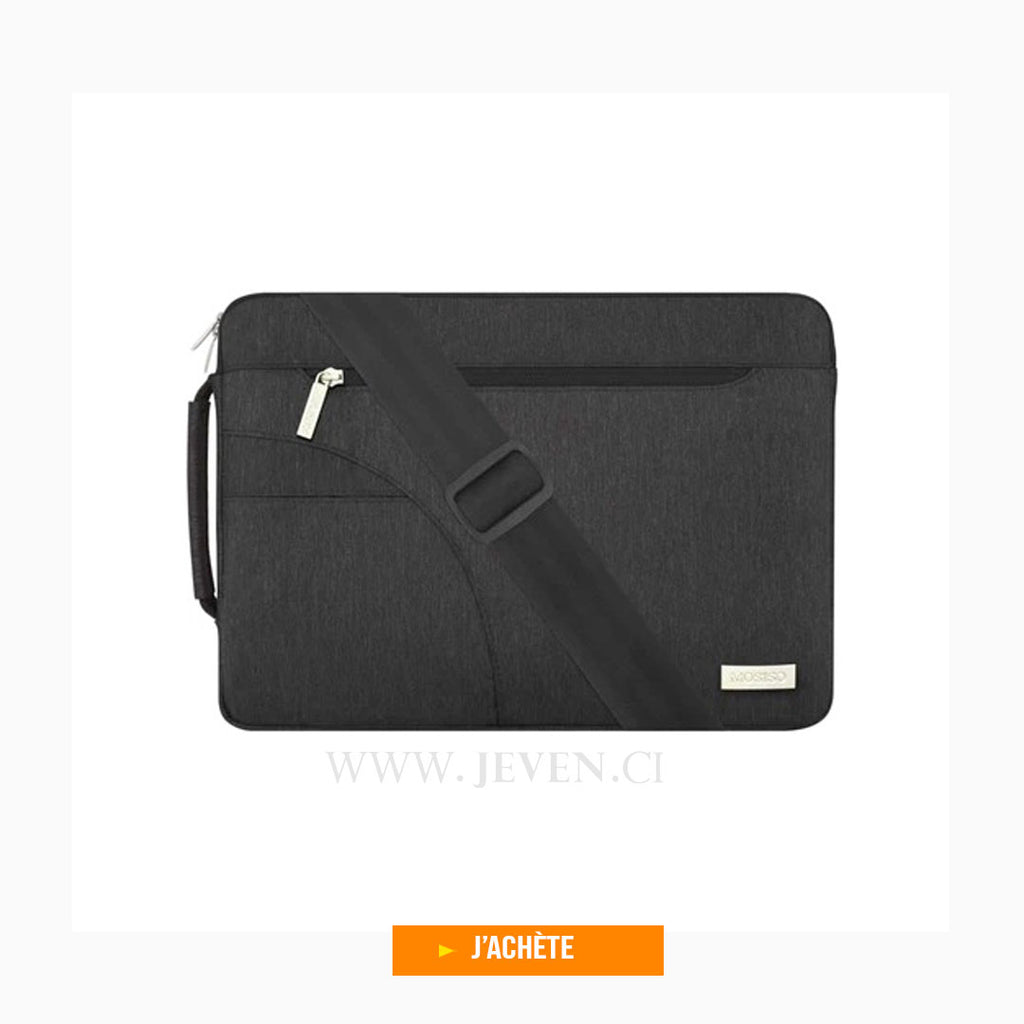 Housse de Protection Polyester Multifonctionnel MOSISO pour Ordinateur 13-13,3 Pouces