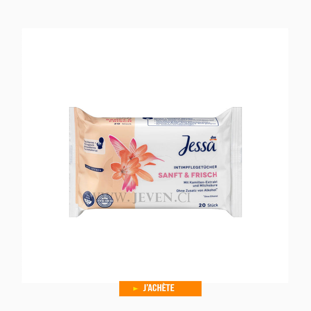 Lingettes intimes Jessa- 20 pièces
